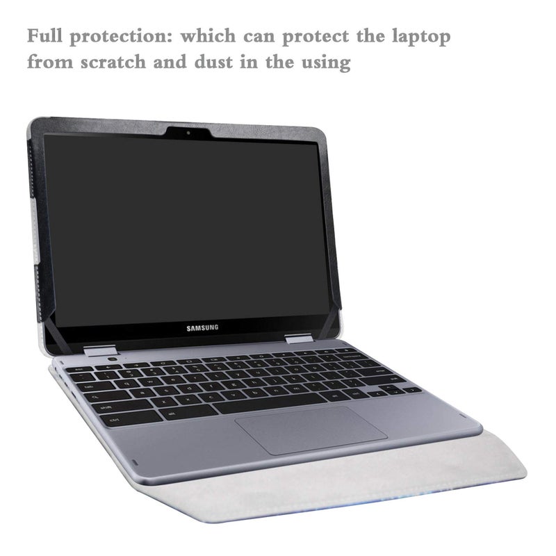 Alapmk Protective Case for Samsung Galaxy Chromebook 2 360 12.4 XE520QEA/ Chromebook Plus V2 XE521QAB XE521QAB XE520QAB XE525QBB 12" [Not fit for Samsung XE510C24 XE510C25 XE513C24],Galaxy - Image 5